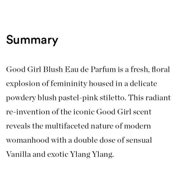CAROLINA HERRERA GOOD GIRL BLUSH BODY LOTION.